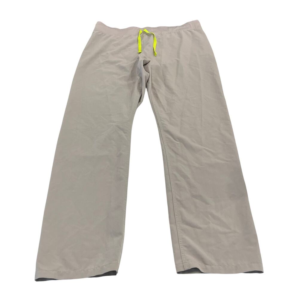 FIGS Livingston High-Rise Straight-Leg Scrub Pant in Slate Size XL Tall